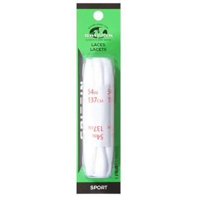 Griffin Oval Athletic White 54 In - Each - Image 1