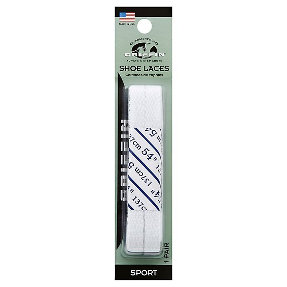 Griffin Lace Athletic White 54 - Each