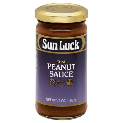 Sun Luck Peanut Sauce Thai - 7 Oz - Image 1