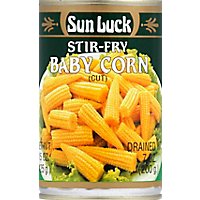 Sunluck Stir-Fry Baby Corn - 15 Oz - Image 2