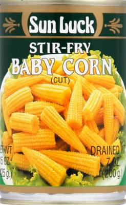 Sunluck Stir-Fry Baby Corn - 15 Oz - Image 2