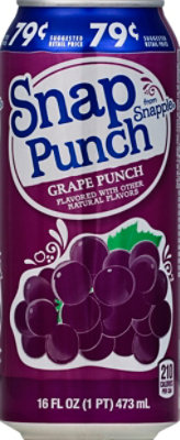 Snapple Juice Drink Punch Grape Berry - 16 Fl. Oz. - Image 2