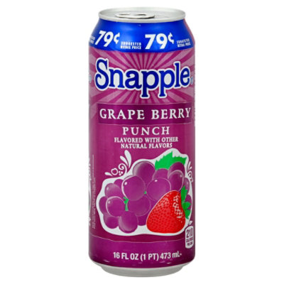 Snapple Juice Drink Punch Grape Berry - 16 Fl. Oz. - Image 1