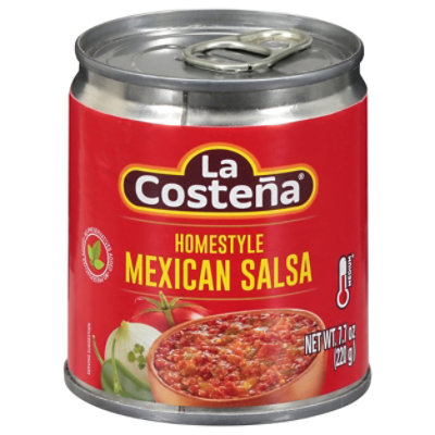 La Costena Salsa Homestyle Mexican Medium Can - 7.76 Oz