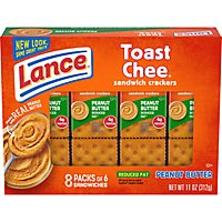 Lance Toast Chee Crackers Peanut Butter 8 Count - 11 Oz. - Image 3
