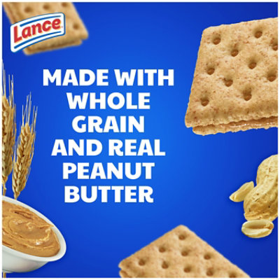 Lance Baked with Whole Grain Peanut Butter Sandwich Crackers - 8 Ct - 1.5 Oz - Image 2