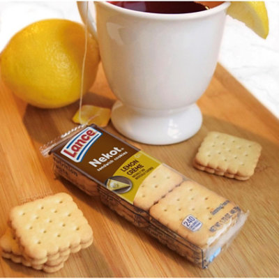 Lance Nekot Lemon Creme Sandwich Cookies - 8 Ct - 1.72 Oz - Image 5