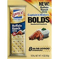 Lance Captains Wafers Crackers Sandwiches Buffalo Ranch 8 Count - 11 Oz - Image 2