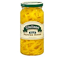 Giuliano Pepper Rings Mild - 16 Fl. Oz.