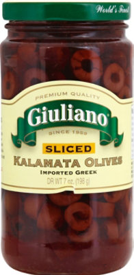 Giuliano Olives Kalamata Sliced - 7 Oz - Image 2
