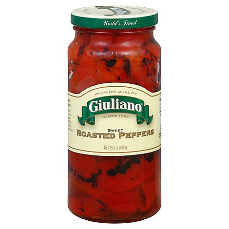 Giuliano Peppers Roasted Sweet - 15.5 Oz