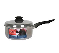 Good Cook Stainless Sauce Pan 2 Qt - Each