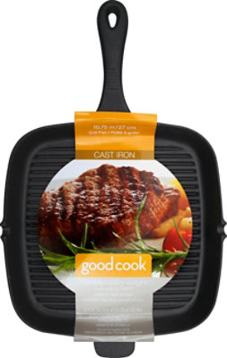 GoodCook Cast Iron Sq Griddle - Each - Image 2