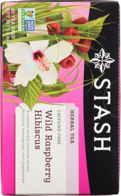 Stash Herbal Tea Caffeine Free Wild Raspberry Hibiscus - 20 Count - Image 4