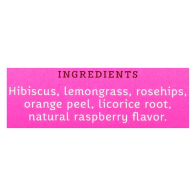 Stash Herbal Tea Caffeine Free Wild Raspberry Hibiscus - 20 Count - Image 3