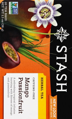 Stash Herbal Tea Caffeine Free Mango Passionfruit - 20 Count - Image 4