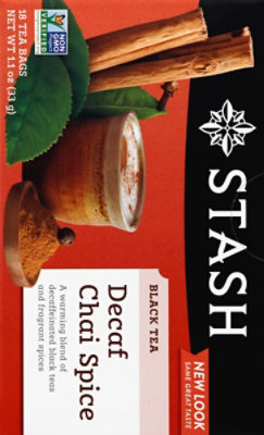 Stash Decaf Tea Chai Spice - 18 Count - Image 4