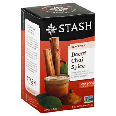 Stash Decaf Tea Chai Spice - 18 Count - Image 1