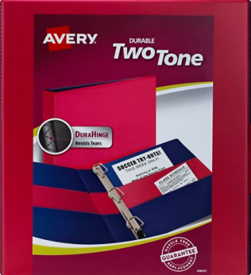 Avery Binder Two Tone Astd 1in - Each - Image 2