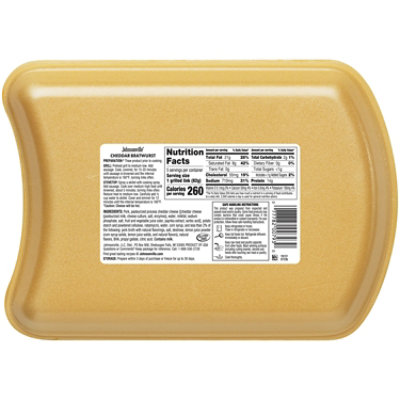 Johnsonville Brats Cheddar Bratwurst 5 Links - 19 Oz - Image 2