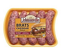 Johnsonville Brats Cheddar Bratwurst 5 Links - 19 Oz