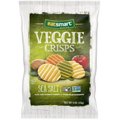 Eatsmart Snacks Garden Veggie Crisps Potato Tomato & Spinach Sea Salt ...