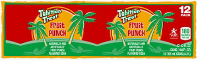 Tahitian Treat Fruit Punch Soda In Can - 12-12 Fl. Oz. - Image 6