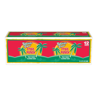 Tahitian Treat Fruit Punch Soda In Can - 12-12 Fl. Oz. - Image 2