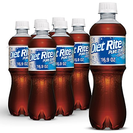 Diet Rite Soda Cola - 6-.50 Liter - Image 1