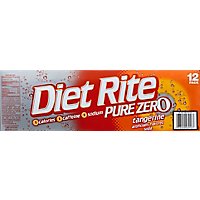 Diet Rite Soda Tangerine - 12-12Fl. Oz. - Image 3