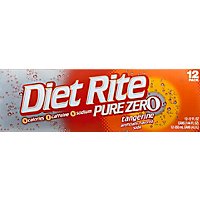 Diet Rite Soda Tangerine - 12-12Fl. Oz. - Image 2