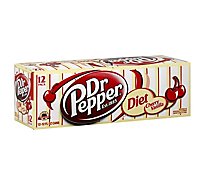 Diet Dr Pepper Cherry Vanilla Soda 12 fl oz cans 12 pack