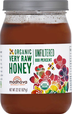 Madhava Honey Organic Very Raw Unfiltered - 22 Oz - Image 2