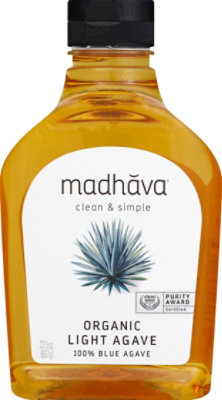 Madhava Sweetener Liquid Organic Blue Agave Golden Light - 23.5 Oz - Image 2