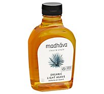 Madhava Sweetener Liquid Organic Blue Agave Golden Light - 23.5 Oz