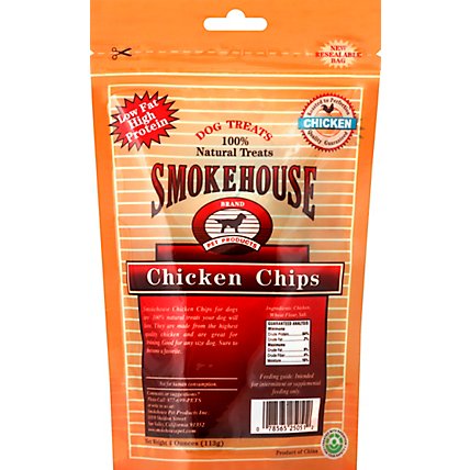 Smokehouse Dog Treats Chicken Chips - 4 Oz - Image 3