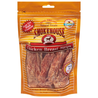 Smokehouse Dog Treats Chicken Strips Breast Pouch - 8 Oz - Image 2
