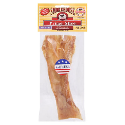 Smokehouse Dog Treats Prime Slice Beef Ligament Medium 2 Count - 1.6 Oz - Image 1