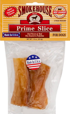 Smokehouse Dog Treats Prime Slice Beef Ligament Medium 2 Count - 1.6 Oz - Image 2