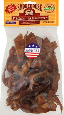 Smokehouse Dog Treats Pork Ears Piggy Silvers - 24 Count - Image 2
