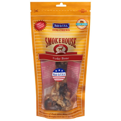 Smokehouse Dog Treats Pork Bone Porky Bone - 6.5 Oz - Image 2