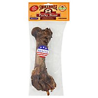 Smokehouse Dog Treats Pork Bone Porky Bone - 6.5 Oz - Image 1