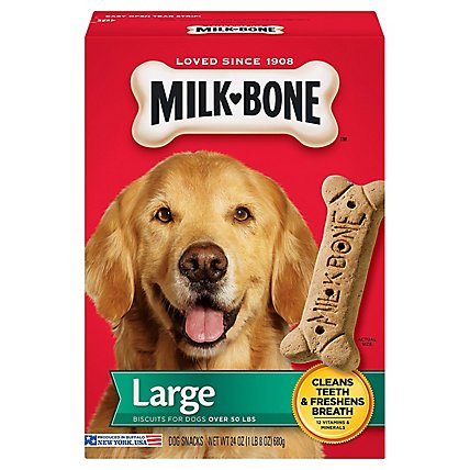 Milk-Bone Dog Snacks Biscuits Large Box - 24 Oz - Image 2