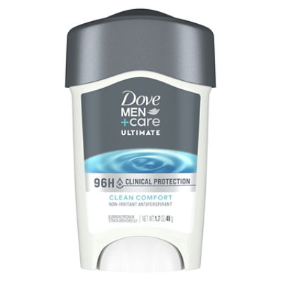 Voorzien hoe vaak Verzoenen Dove Men+Care Antiperspirant Deodorant Stick Clinical Protection Clean  Comfort - 1.7 Oz - Albertsons