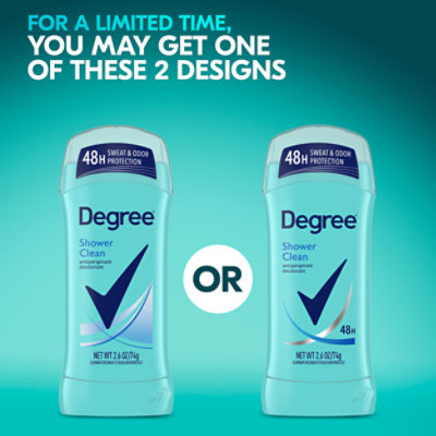 Degree Shower Clean Antiperspirant Deodorant - 2.6 Oz - Image 5