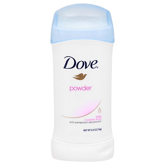 Dove Antiperspirant Deodorant Stick Invisible Solid Powder - 2.6 Oz