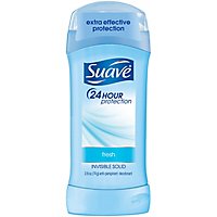 Suave Antiperspirant Deodorant Invisible Solid 24 Hour Protection Fresh - 2.6 Oz - Image 3