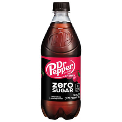Dr Pepper Cherry Zero Sugar - 20 Fl. Oz. - albertsons