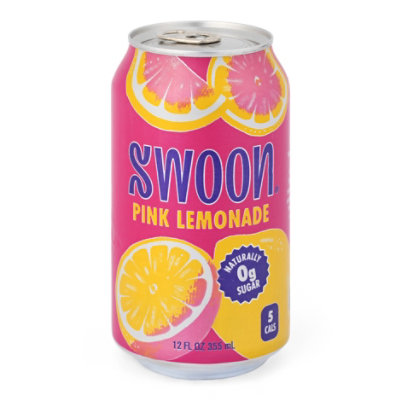 Swoon Lemonade Pink Zero Sugar - 12 Fl. Oz. - Image 1