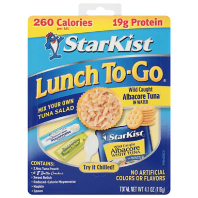 StarKist Lunch To-Go Mix Your Own Tuna Albacore in Water - 4.1 Oz - Image 3